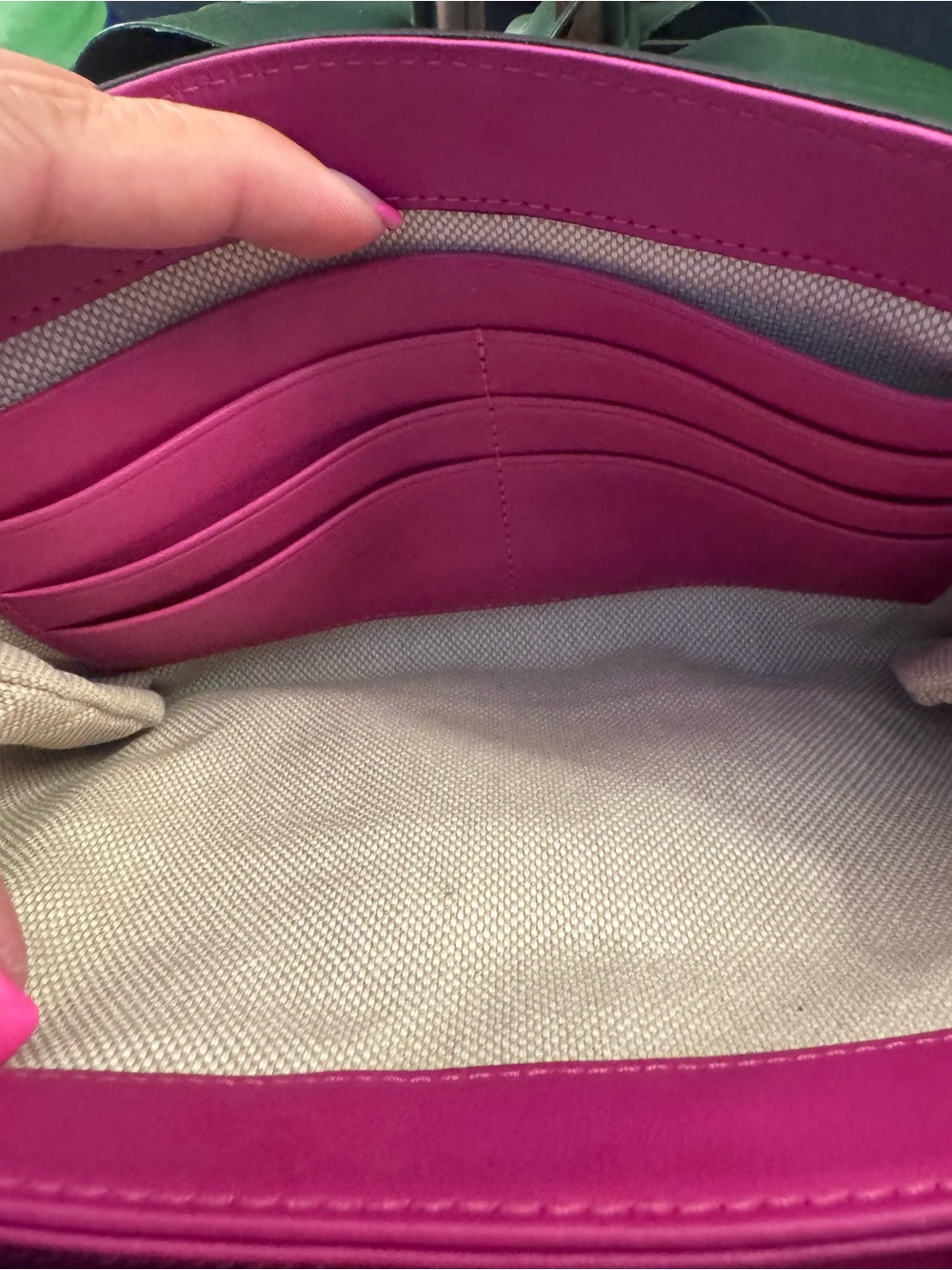 MCM Authentic Pink Leather Gold Tone Metal Accents Shoulder Strap & Crossbody - Picture 15 of 16